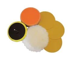 Silverline Silverline 6-delige schuur- en polijst set 125mm