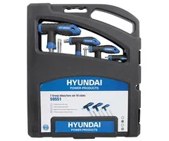 Hyundai Hyundai T-greep sleutelset 16-delig
