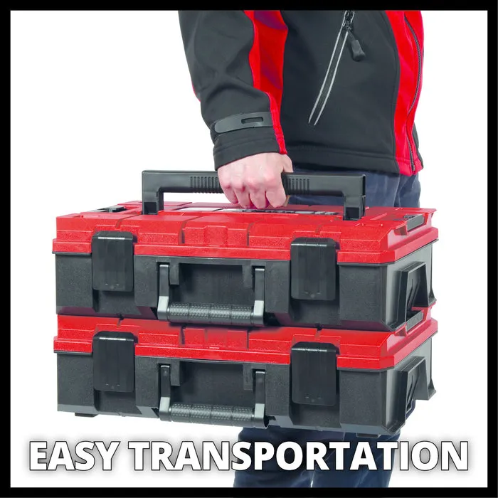 Einhell Gereedschap Einhell E-case S-F Stapelbare Systeemkoffer met Foam