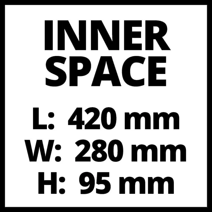 Einhell Gereedschap Einhell E-case S-F Stapelbare Systeemkoffer met Foam