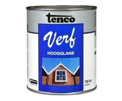 Tenco TencoVerf Dekkend Hoogglans Cremewit RAL 9001  - 0,25L
