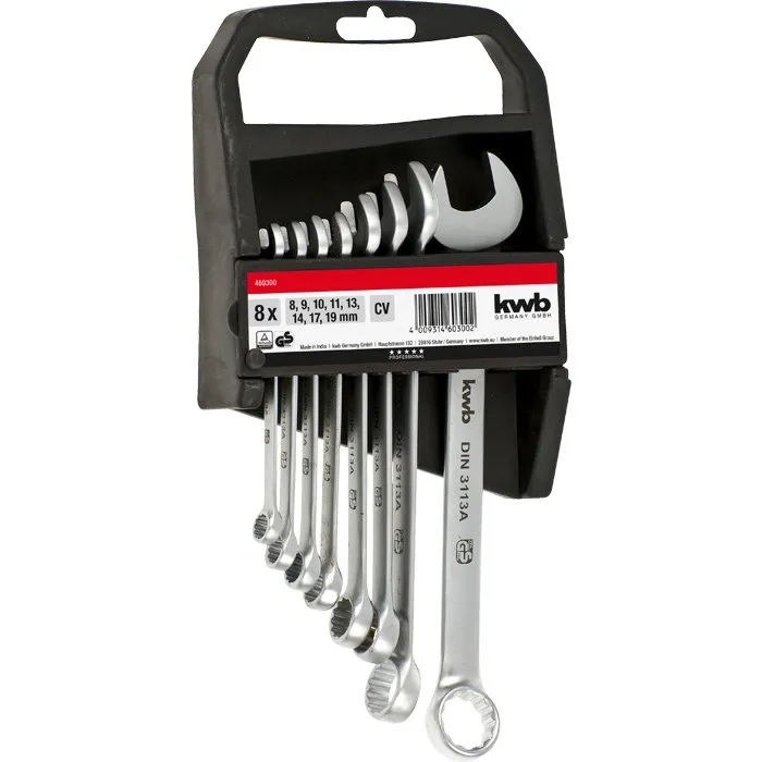 KWB KWB 8-Delig Steek-Ringsleutelset 8-19