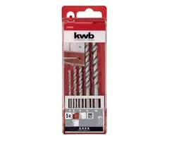KWB KWB Steenborenset 4-10mm - 5-delig