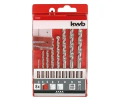 KWB KWB Steenborenset 3-10mm - 8-delig