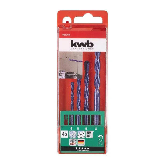 KWB KWB Gresborenset 4-8mm 4-delig