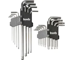 KWB KWB Stiftsleutelset zeskant/torx 18-delig