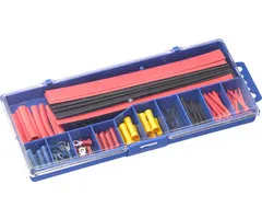 KWB KWB Kabelschoen en krimpkous set - 102-delig