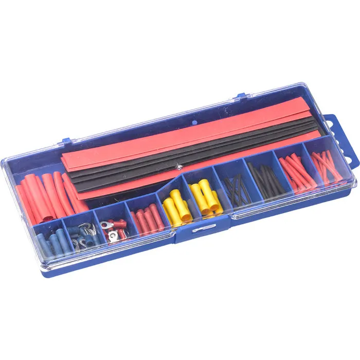 KWB KWB Kabelschoen en krimpkous set - 102-delig