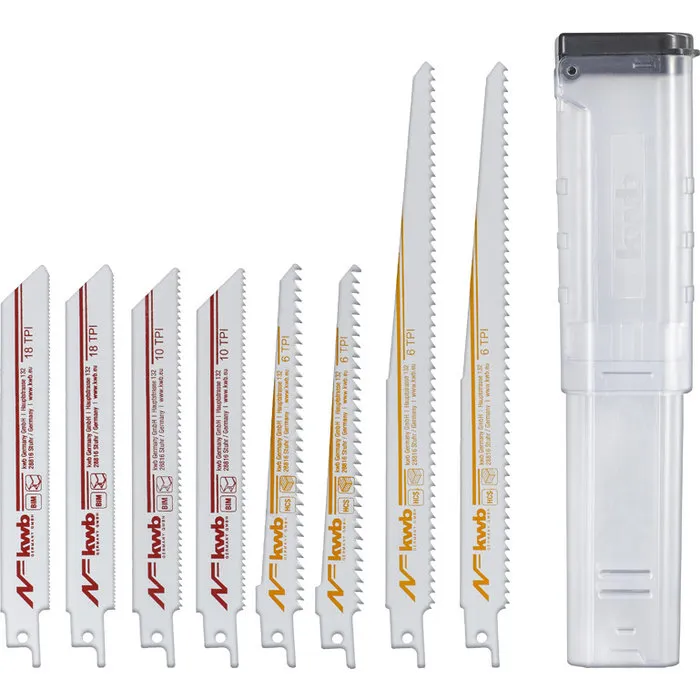 KWB KWB Reciprozaagbladenset 9-Delig