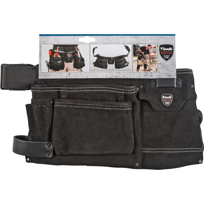 KWB KWB Gereedschapsriemtas 2-delig Leer