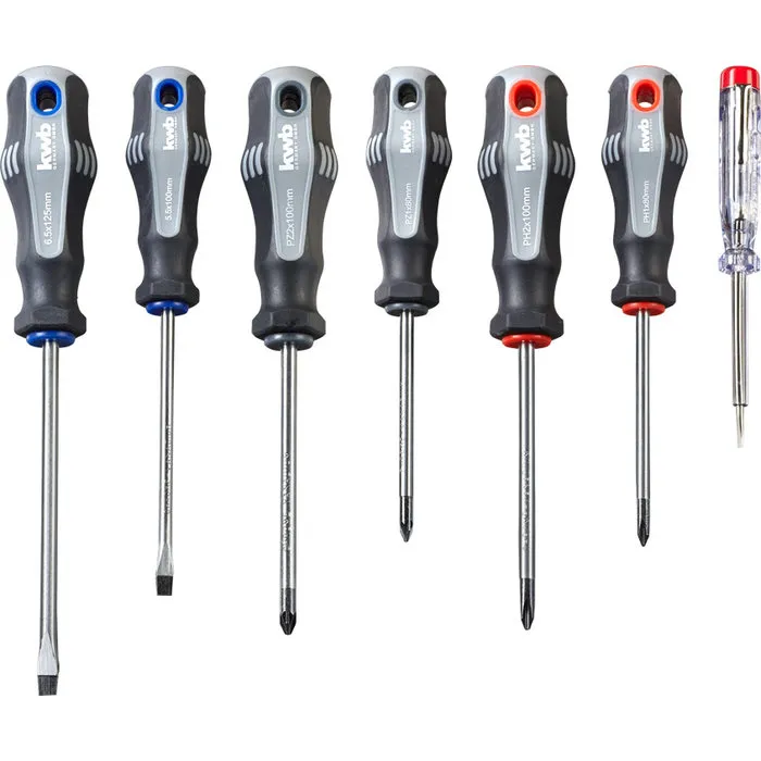 KWB KWB Schroevendraaierset VL/PH/PZ 7-Delig