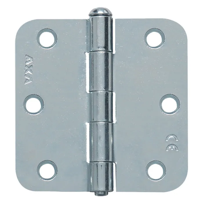 Axa Axa scharnier vierkant model, met ronde hoeken, verzinkt 76 x 76 mm