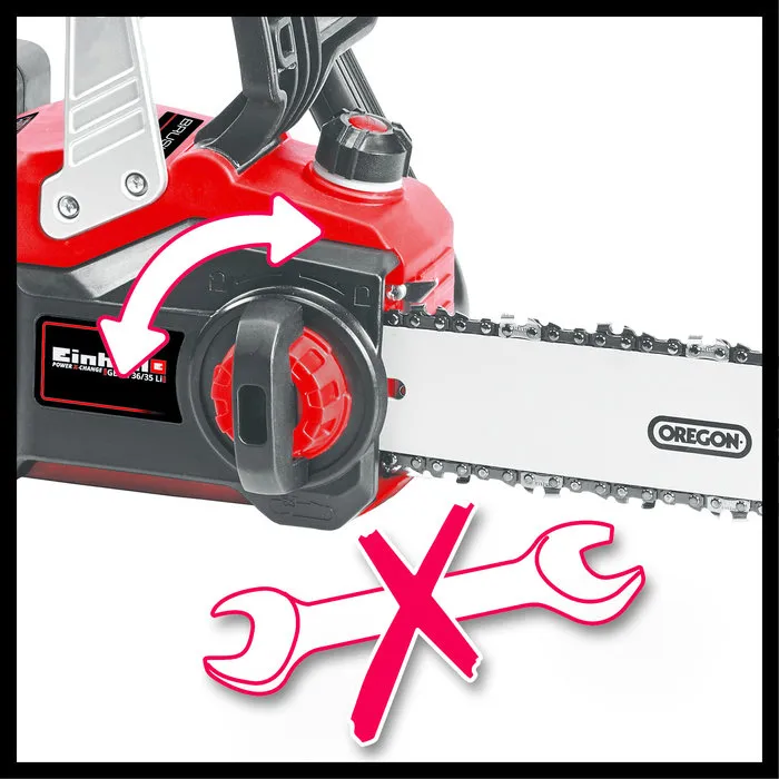 Einhell Gereedschap Einhell Accu Kettingzaag GP-LC 36/35 Li Solo