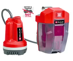 Einhell Gereedschap Einhell GE-PP 18 RB Li Solo Accu 2 in 1 Dompelpomp