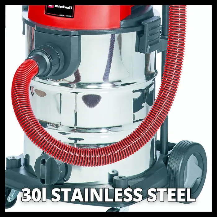 Einhell Gereedschap Einhell TE-VC 36/30 Li S Solo Accu Nat/droogzuiger