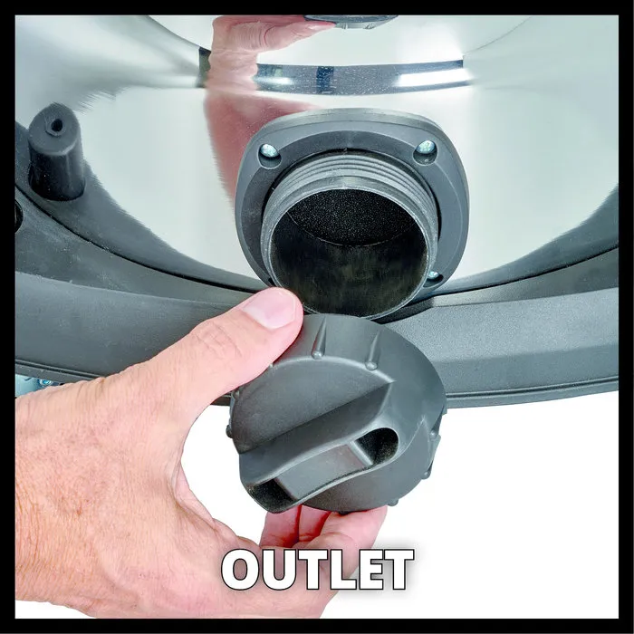 Einhell Gereedschap Einhell TE-VC 36/30 Li S Solo Accu Nat/droogzuiger