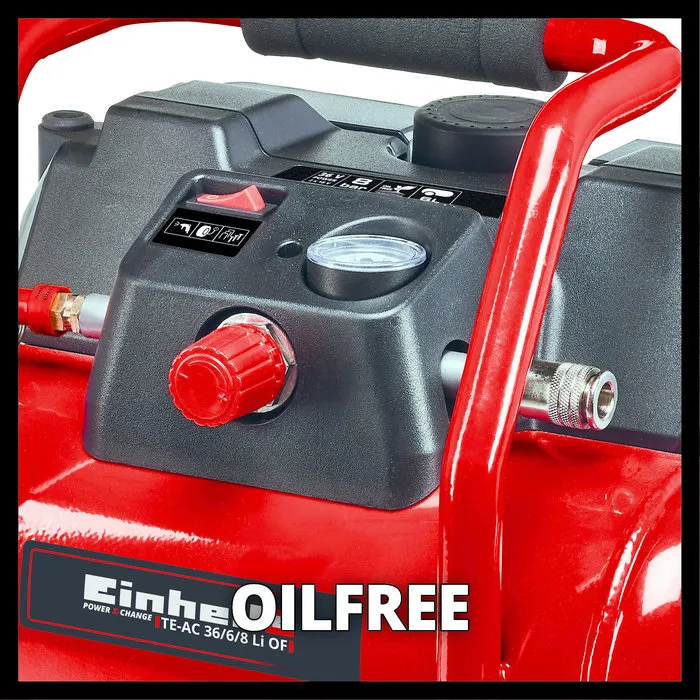 Einhell Gereedschap Einhell TE-AC 36/6/8 Li OF Solo, Accu Compressor, Power X-Change
