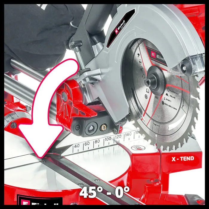 Einhell Gereedschap Einhell Accu Kap-/ Verstekzaag TE-SM 36/210 Li