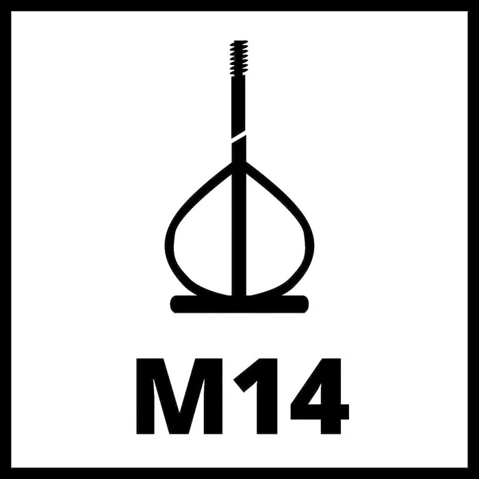 Einhell Gereedschap Einhell TC-MX 1400-2 E Verf- en mortelmenger