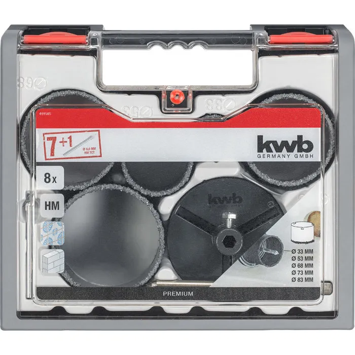 KWB KWB Gatenzaagset, HM 8-delig
