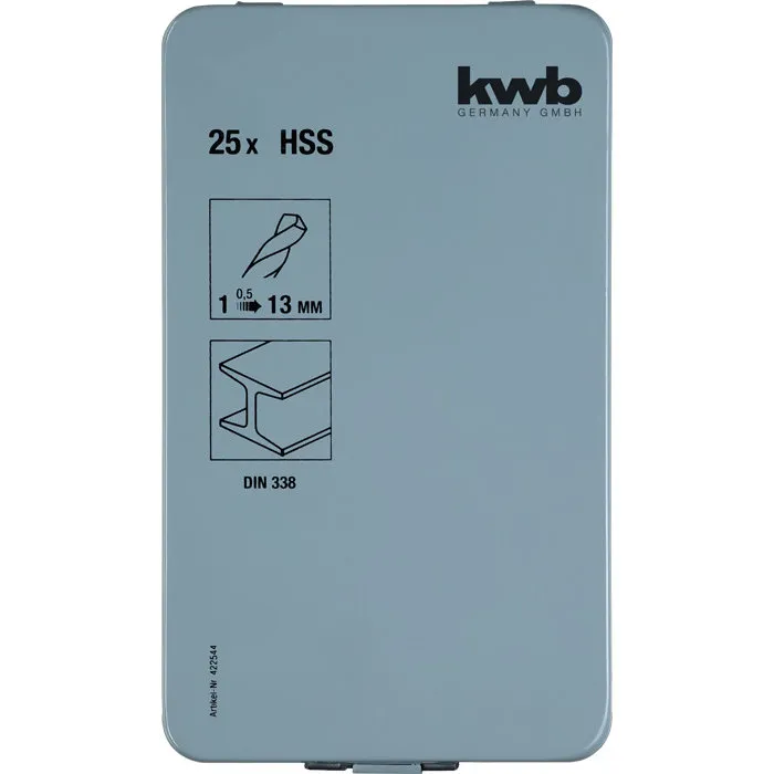 KWB KWB HSS Spiraalborenset 25-Delig