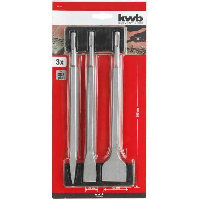 KWB KWB Beitelset 3-Delig SDS