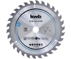 KWB KWB Zaagblad 190x20 - 30Tands