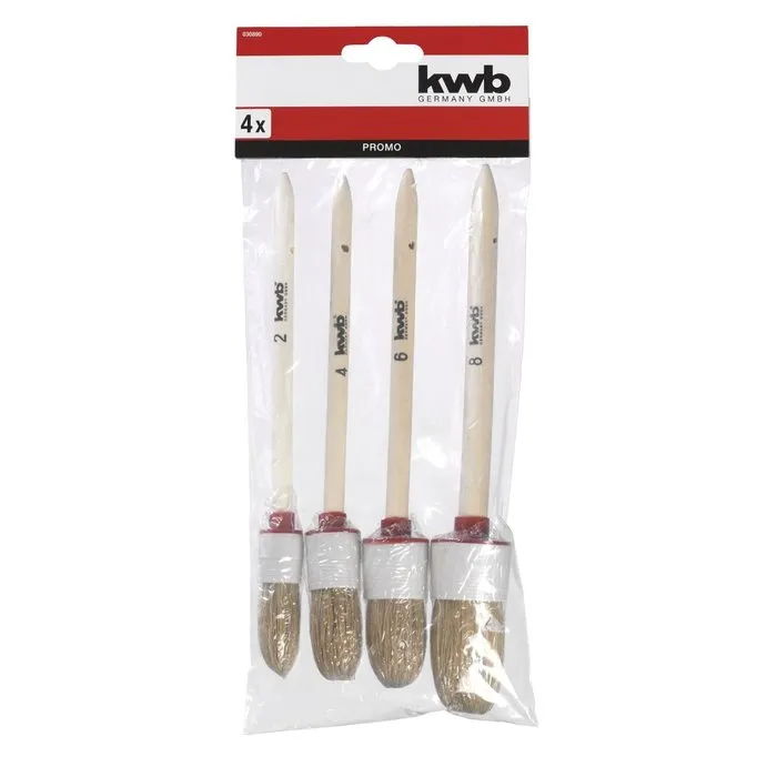 KWB KWB Kwastenset 4-delig Rond