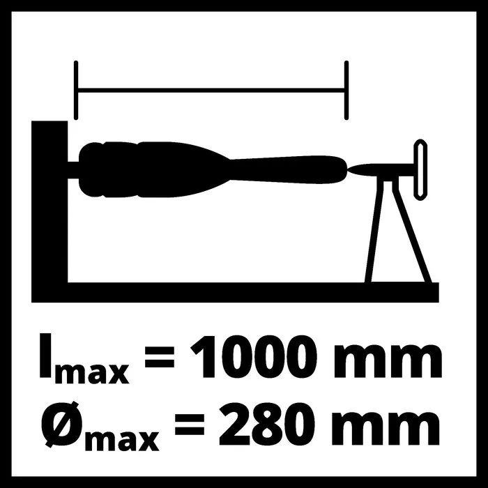 Einhell Gereedschap Einhell TC-WW 1000/1 Houtdraaibank