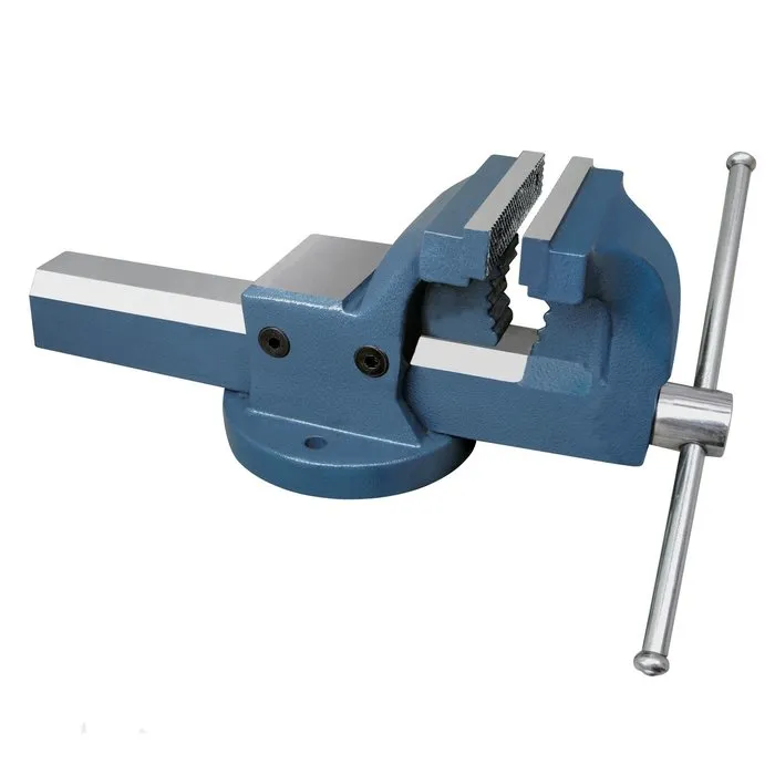 Hyundai Hyundai Stalen Bankschroef 100 mm – Klemcapaciteit 110 mm – TÜV GS – Met Verwisselbare Bekken