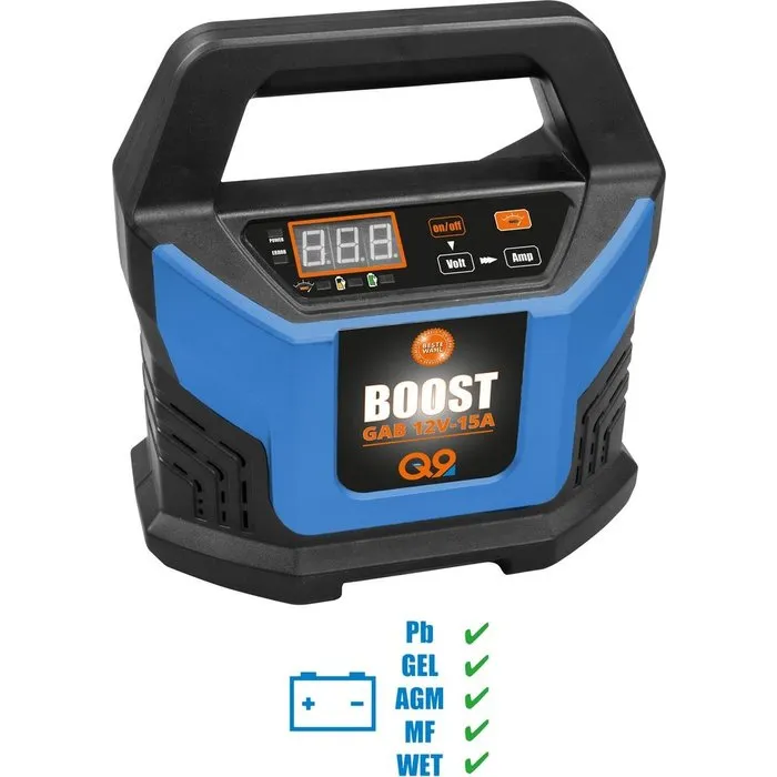 Güde Güde GAB 12V Acculader 2-400 Ah + Boost – Inverter – 6-Staps – Druppelladen