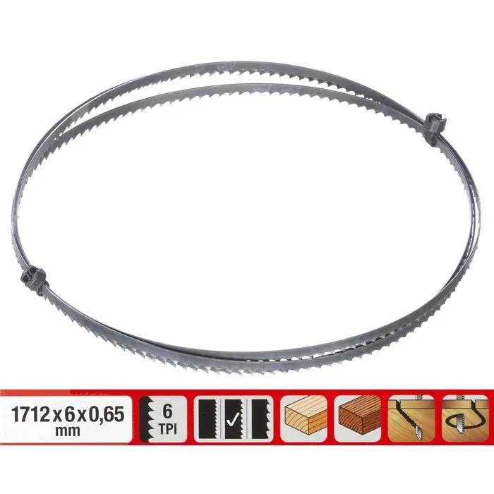 Einhell Gereedschap Zaaglint - 1 stuk - 1712x6x0,65 mm / 6 T-25 mm - Geschikt voor TC-SB 245 L