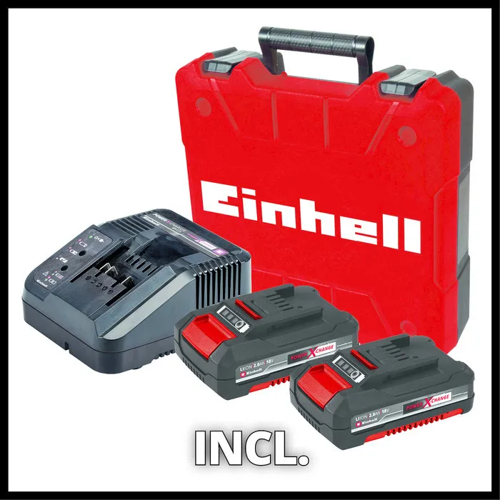 Einhell Gereedschap Einhell TP-CD 18/60 Li-i BL Kit Accu klopboor-/Schroefmachine + Bitset