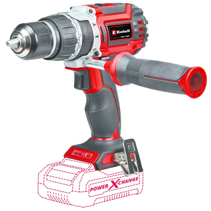 Einhell Gereedschap Einhell TP-CD 18/60 Li-i BL Solo Accu Klopboor-/Schroefmachine