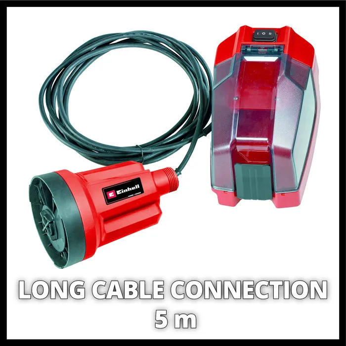 Einhell Gereedschap Einhell GE-SP 18 LL Li Solo Accu Dompelpomp - Zuigt tot 1mm