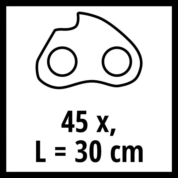 Einhell Gereedschap Einhell Ketting voor kettingzaag 30cm Oregon *45 Schakels