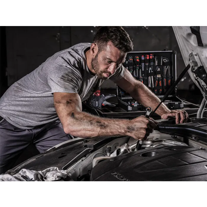 KWB KWB Gereedschapskoffer 80-delig in Aluminium Koffer