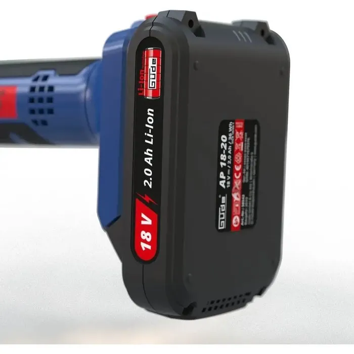 Güde Güde accu snoeischaar ASC 18-201-05 K in koffer met accu en lader