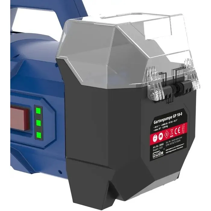 Güde Güde Accu tuinpomp GP 18-401-30 - Inclusief Accu & lader