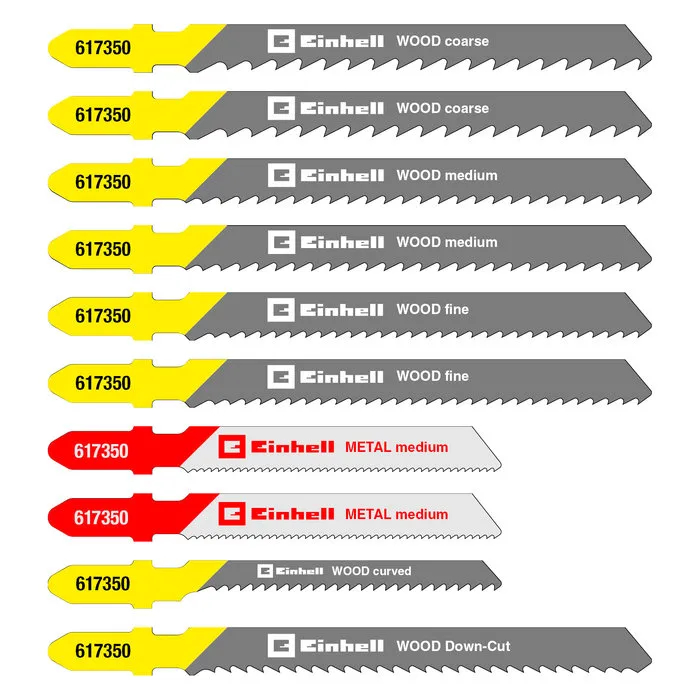 KWB KWB Decoupeerzaagbladenset 10-delig - T-schacht