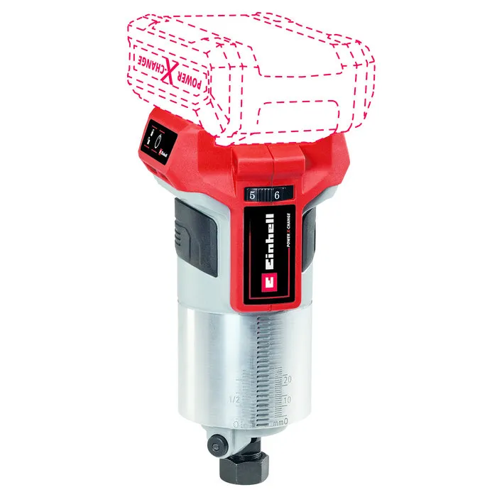 Einhell Gereedschap Einhell Accu Kantenfrees & Bovenfrees TP-RO 18 Set Li BL Solo