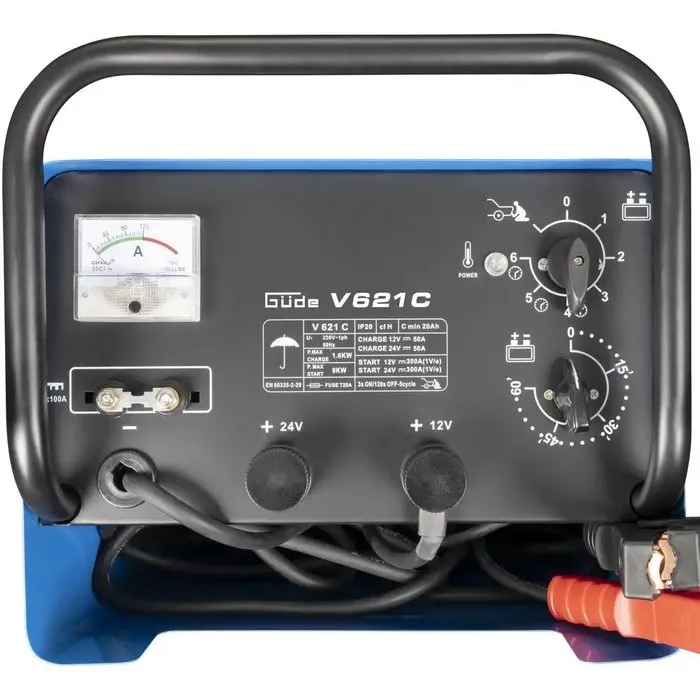 Güde Güde Acculader V 621 C Snelstarter – 20-800 Ah – 70A – 500A Starthulp