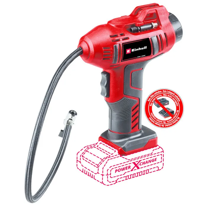 Einhell Gereedschap Einhell CE-CC 18 Li-Solo Accu Auto Compressor