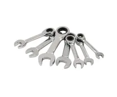 Silverline Silverline 7-delige Steek-ringratelsleutel set 8 - 19 mm