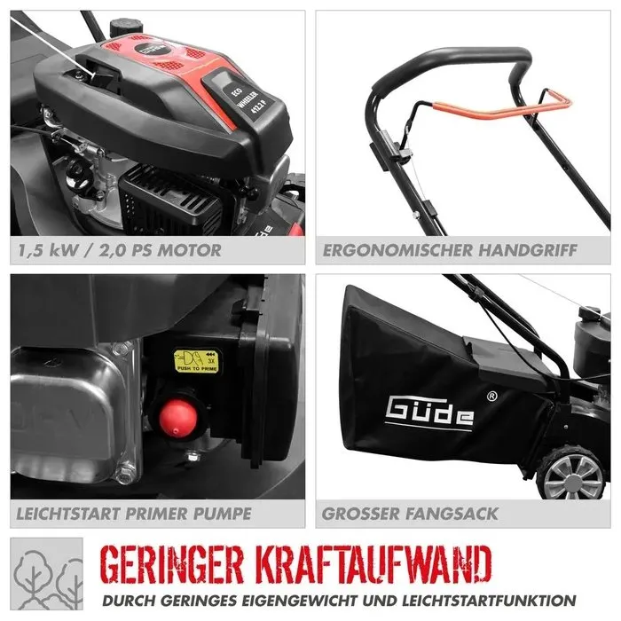 Güde Güde Benzine Grasmaaier Eco Wheeler 412.2 P - 2PK