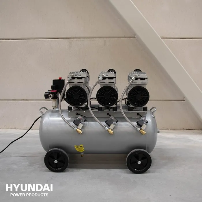 Hyundai Hyundai Geluidsarme Compressor 70 Liter