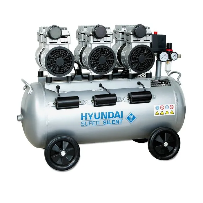 Hyundai Hyundai Geluidsarme Compressor 70 Liter