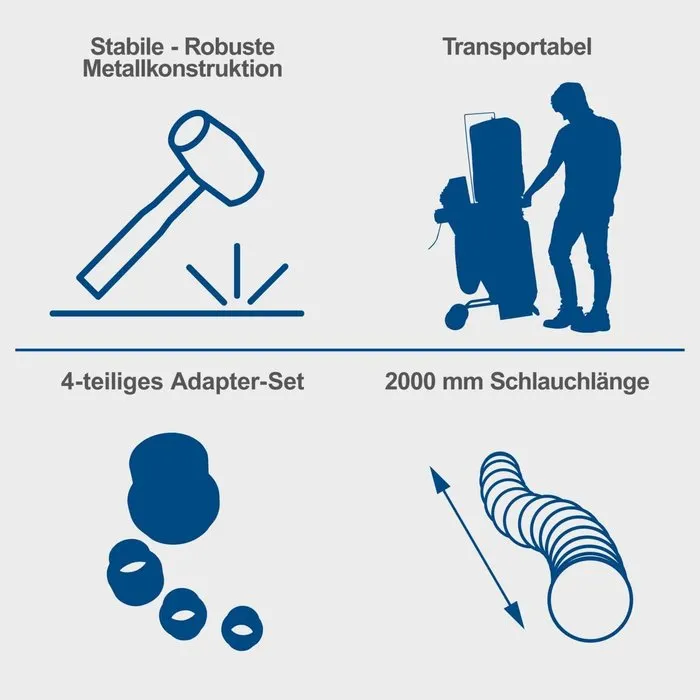 Scheppach Scheppach Stofafzuiging | Spaanafzuiging DC500