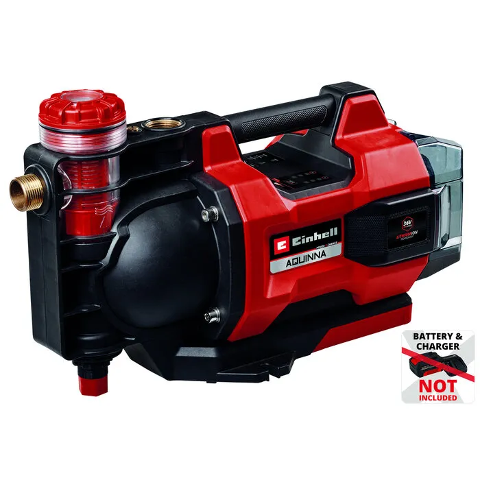 Einhell Gereedschap Einhell AQUINNA 36/38 F LED Li Solo - Accu Tuinpomp - Power X-Change