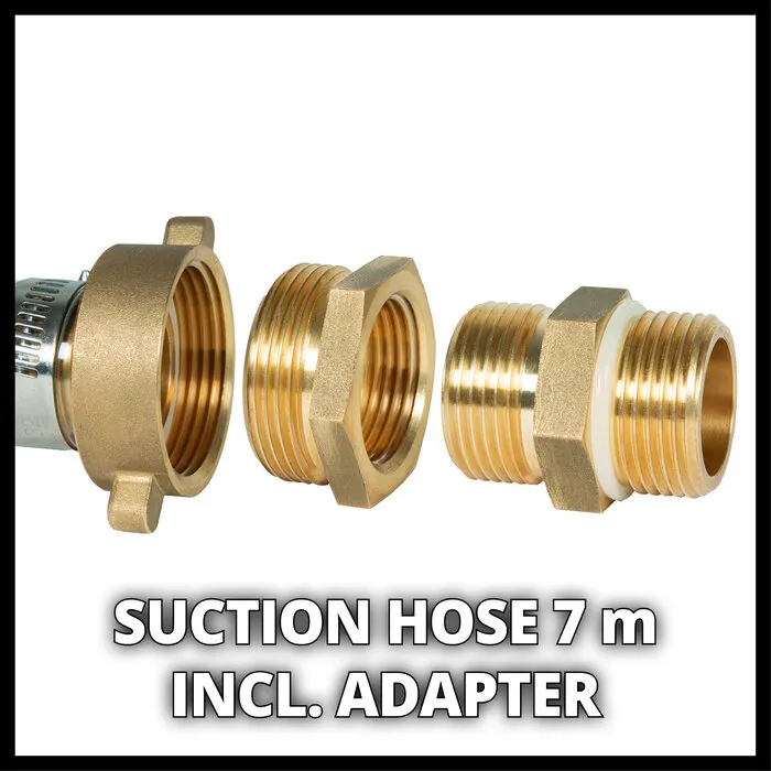 Einhell Gereedschap Einhell Zuigslang 7m messing